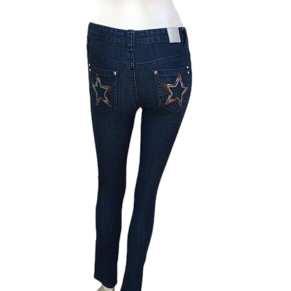 407916....Vigoss Skinny Jeans Juniors Size 14, W25" 28"Inseam 8"Rise - Picture 5 of 6